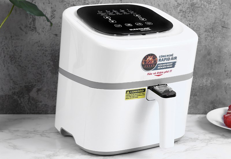 Nồi chi&ecirc;n kh&ocirc;ng dầu Sunhouse SHD4086W 4.5 l&iacute;t