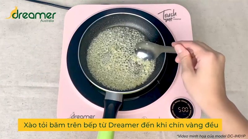 Xào tỏi băm 