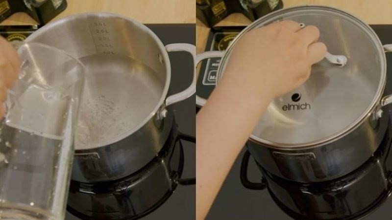 V&ugrave;ng nấu hồng ngoại của bếp kh&ocirc;ng k&eacute;n nồi