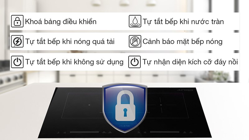 Các tính năng của bếp từ hồng ngoại lắp âm Junger SIS-66