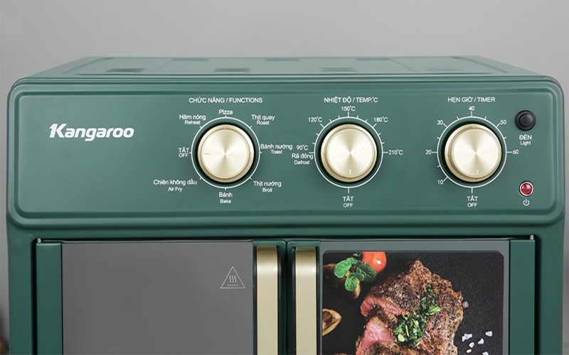 Chức năng của l&ograve; chi&ecirc;n kh&ocirc;ng dầu Kangaroo KG25AF2A