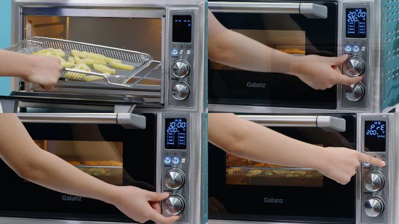  C&aacute;ch nướng khoai t&acirc;y chi&ecirc;n bằng l&ograve; nướng Galanz KF1830ELQ-H12U 30