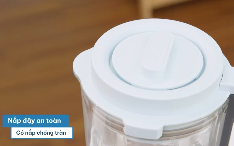 Máy làm sữa hạt Mishio MK316 có nắp chống tràn