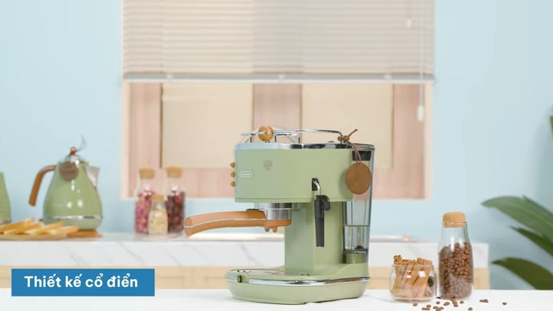 M&aacute;y pha c&agrave; ph&ecirc; Delonghi ECOV311.GR c&oacute; m&agrave;u xanh r&ecirc;u