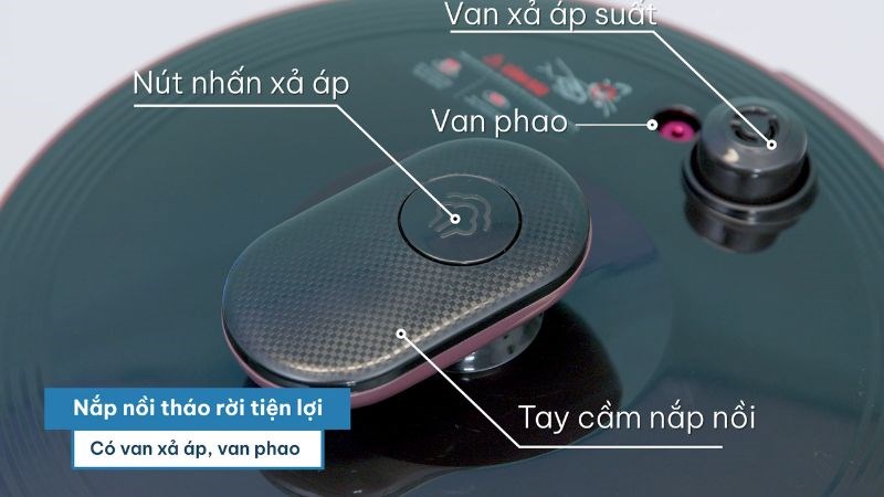 Van xả &aacute;p an to&agrave;n khi sử dụng