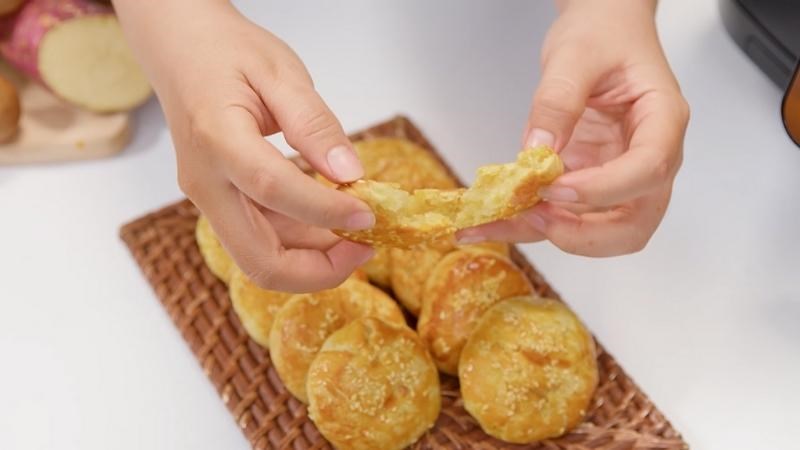 Th&agrave;nh phẩm b&aacute;nh khoai lang nướng