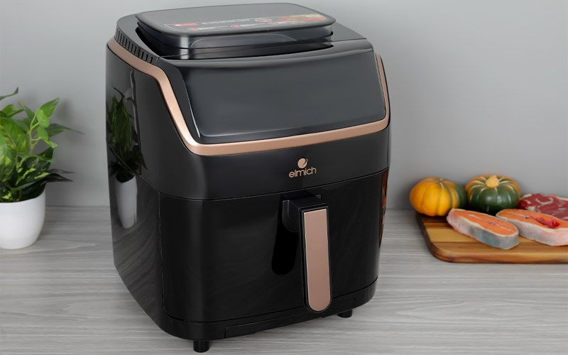 Thiết kế nồi chi&ecirc;n kh&ocirc;ng dầu hơi nước Elmich AFE-3945 sang trọng, hiện đại