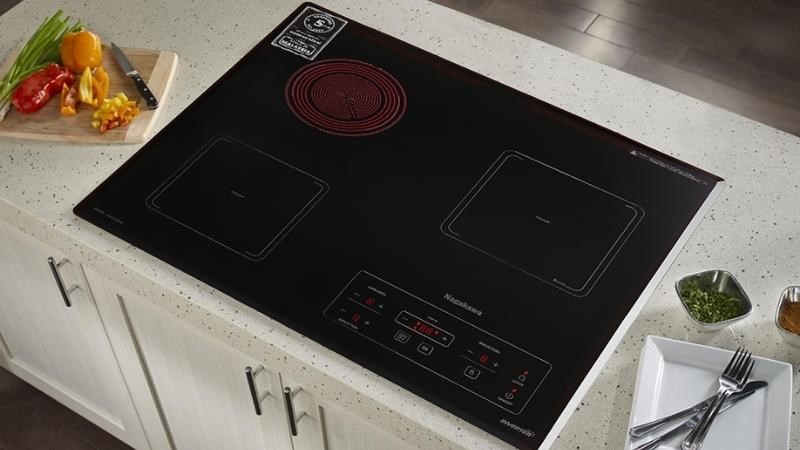 Bếp từ hồng ngoại ba v&ugrave;ng nấu lắp &acirc;m Nagakawa NAG1253M