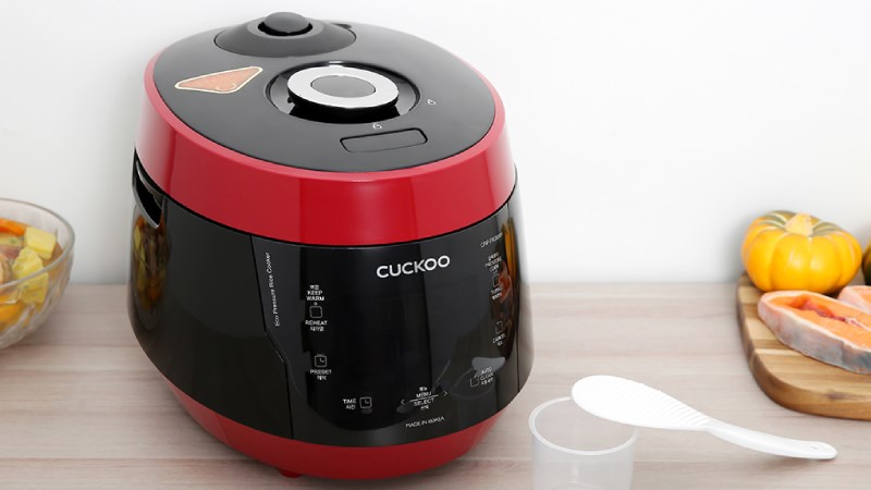 Nồi cơm điện tử &aacute;p suất 1.08 l&iacute;t Cuckoo CRP-PK0600F/BKRDVN