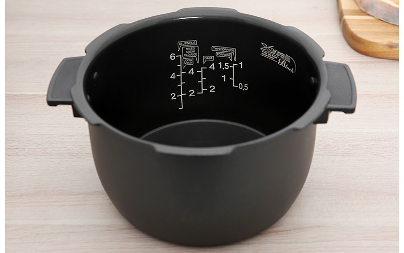 L&ograve;ng nồi cơm điện tử &aacute;p suất 1.08 l&iacute;t Cuckoo CRP-PK0600F/BKRDVN c&oacute; tay cầm 2 b&ecirc;n