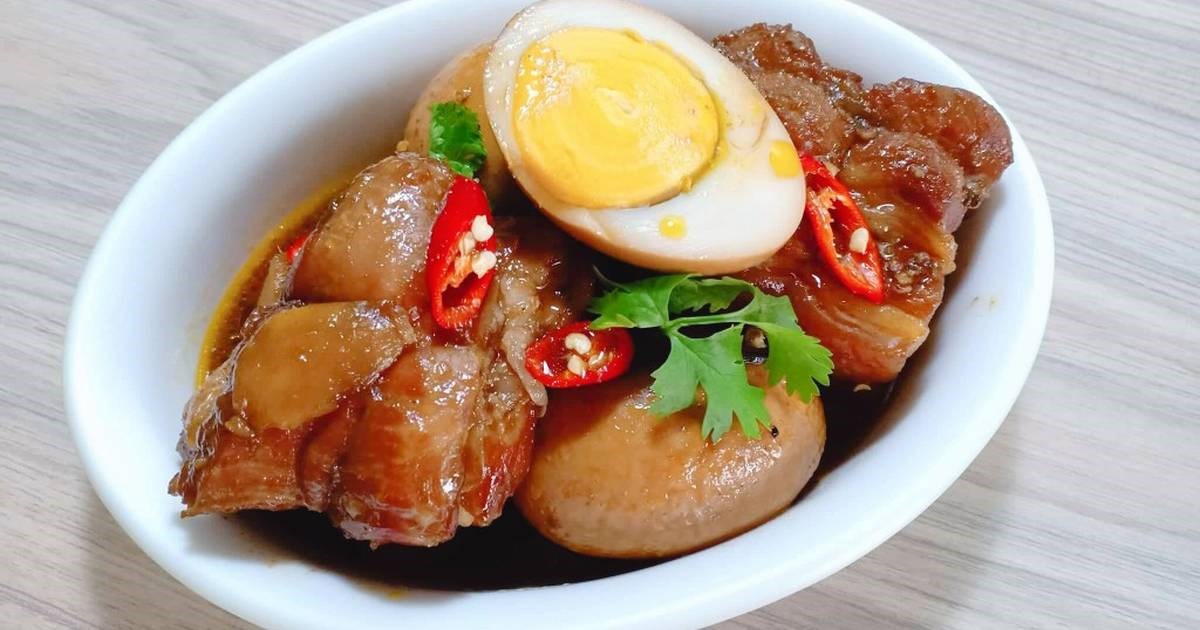 Thịt kho bằng nồi nấu chậm