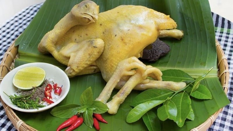 G&agrave; luộc bằng nồi cơm điện