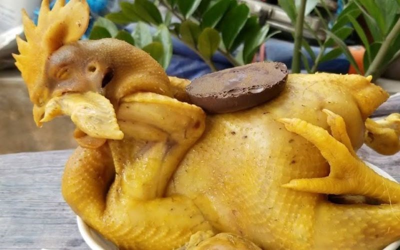 G&agrave; luộc bằng nồi &aacute;p suất