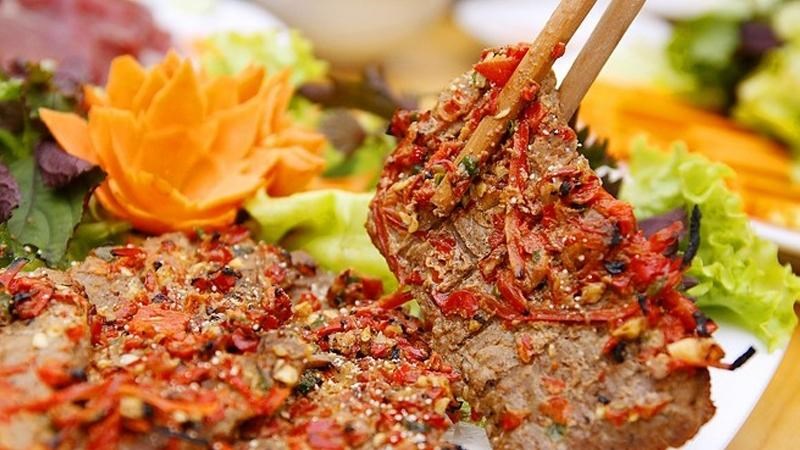 Thịt nai nướng bằng nồi chi&ecirc;n kh&ocirc;ng dầu