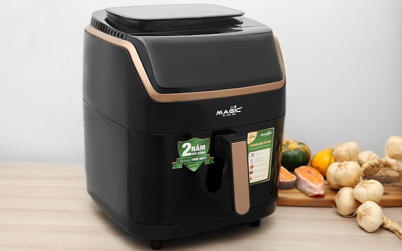 Nồi chiên không dầu kết hợp hấp Magic Eco S07 PRO