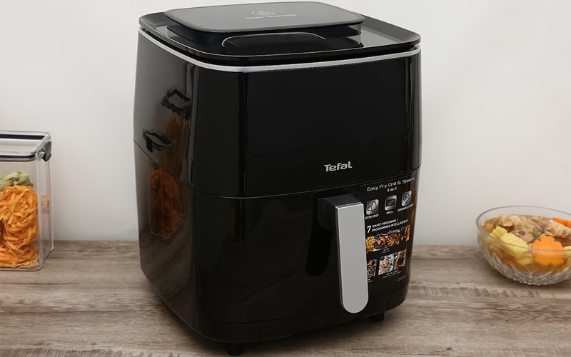Nồi chiên không dầu kết hợp hấp Tefal FW201815