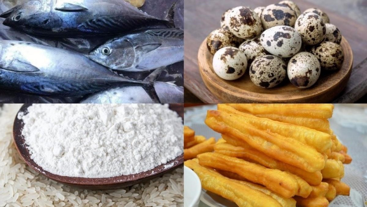 Nguyên liệu món ăn bánh canh cá ngừ