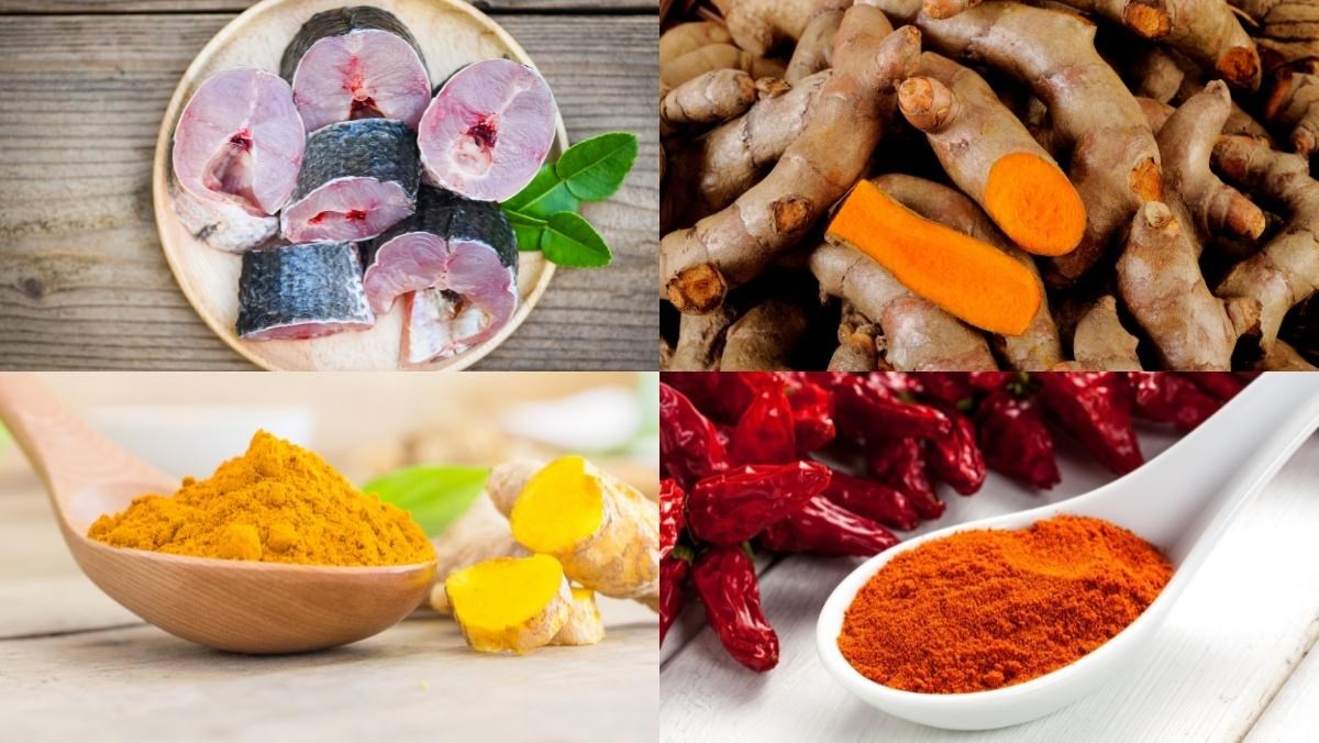 Nguyên liệu thực hiện con cá quả kho nghệ