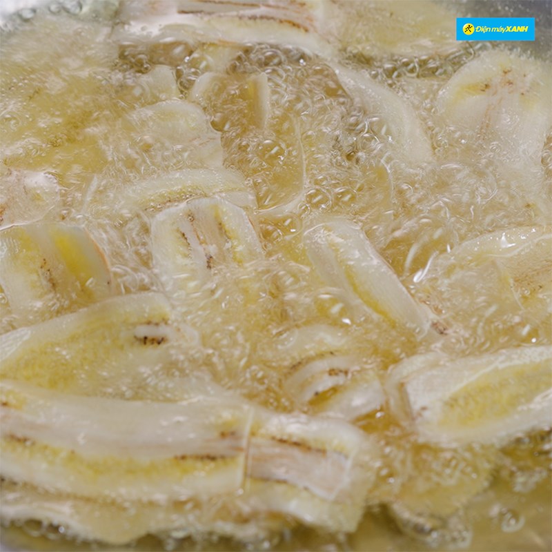 Bước 4 Chiên chuối Snack chuối lắc phô mai
