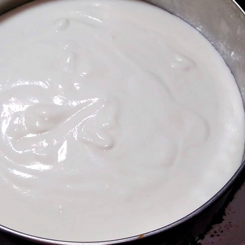 Bước 6 Đổ khuôn Bánh cheesecake oreo