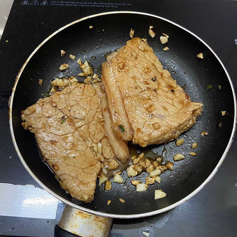 Bước 3 Khìa thịt Bánh tráng cuốn thịt heo