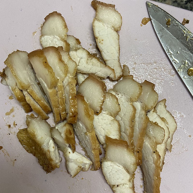 Bước 3 Khìa thịt Bánh tráng cuốn thịt heo