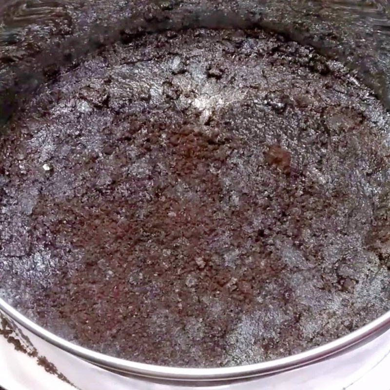 Bước 1 Làm đế bánh Bánh cheesecake oreo