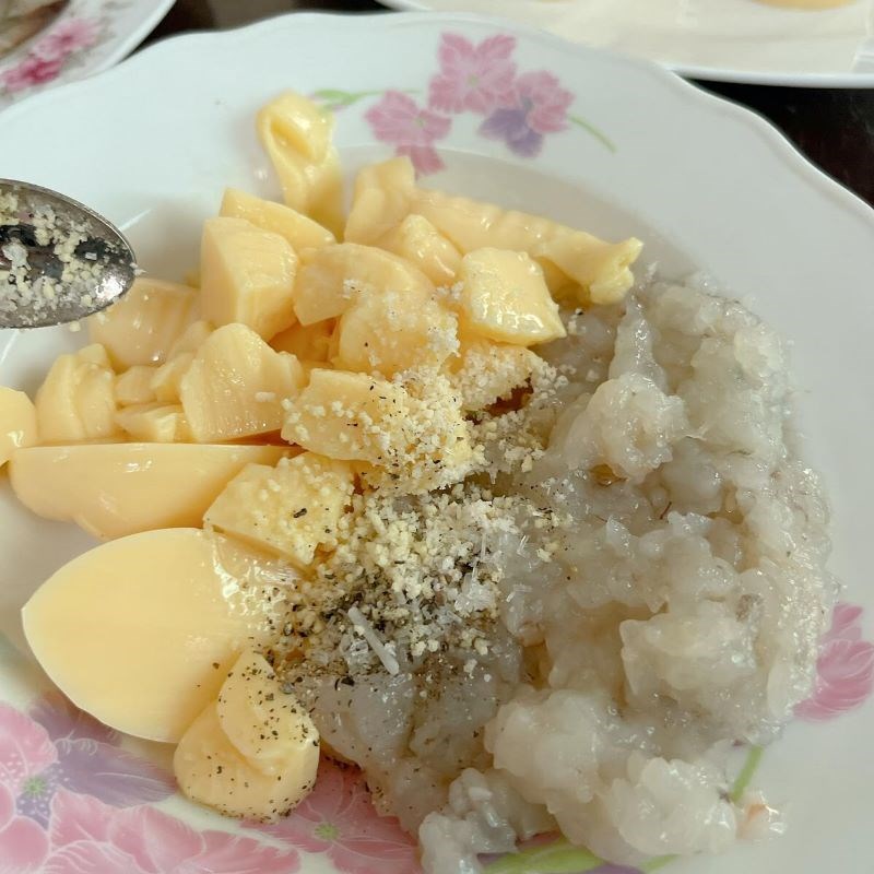 Bước 3 Làm nhân Đậu hũ hấp tôm