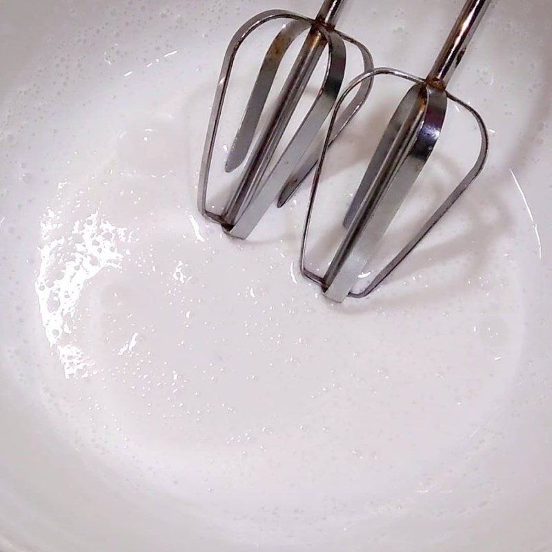 Bước 4 Làm phần kem tươi Bánh cheesecake oreo