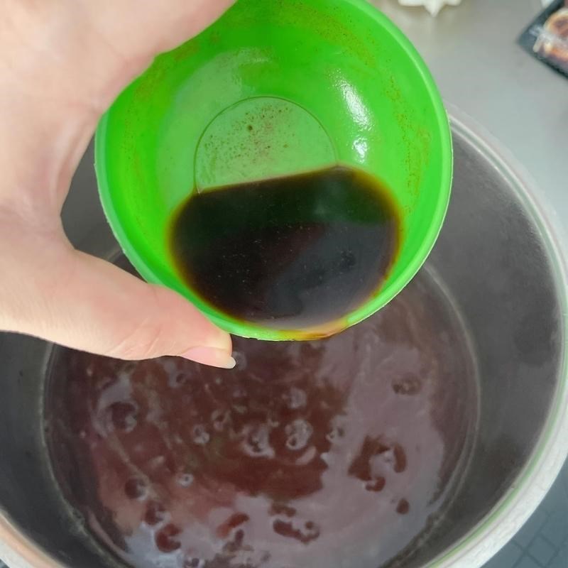 Bước 2 Nấu rau câu Bánh Trung Thu rau câu cà phê nhân bánh flan