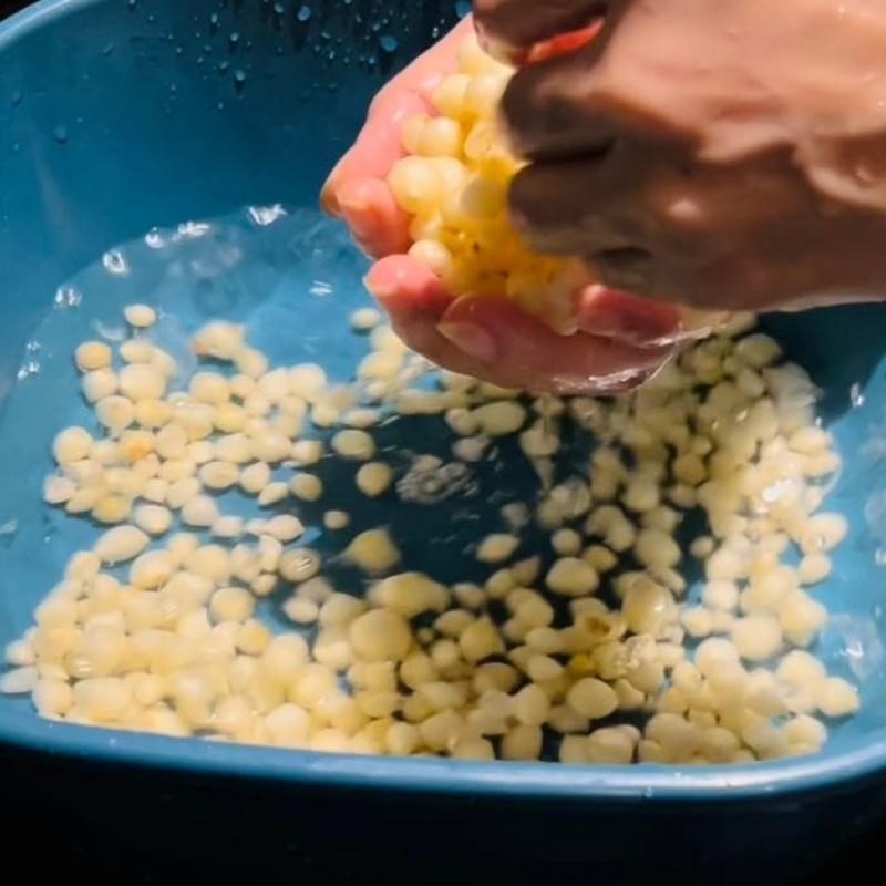 Bước 1 Sơ chế nguyên liệu Chè củ nén