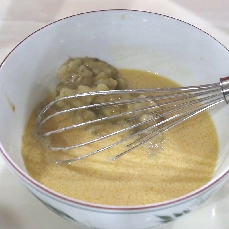 Bước 1 Sơ chế nguyên liệu Bánh mì yến mạch chuối vị trà xanh