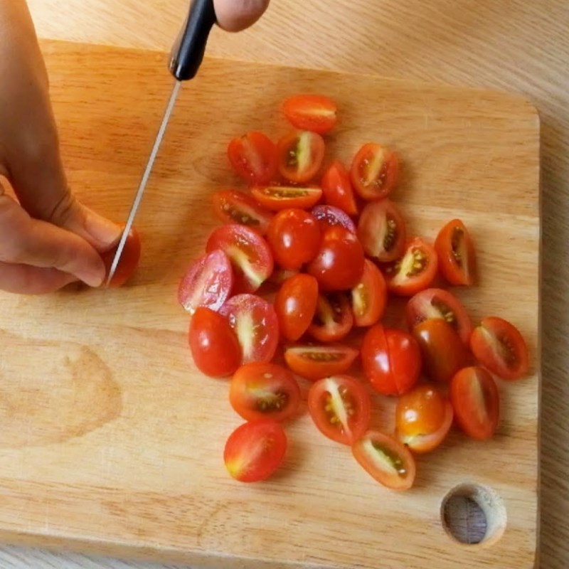 Bước 2 Sơ chế rau củ Salad tôm chanh dây