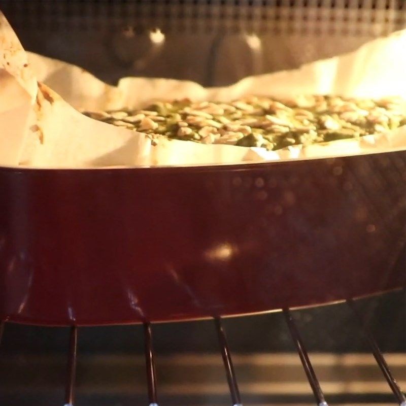 Bước 4 Thực hiện món bánh Bánh mì yến mạch chuối vị trà xanh