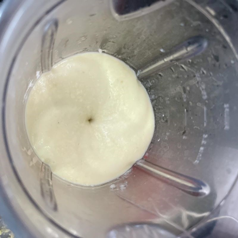 Bước 3 Xay nhuyễn và nấu đậu xanh Bánh trung thu rau câu nhân đậu xanh