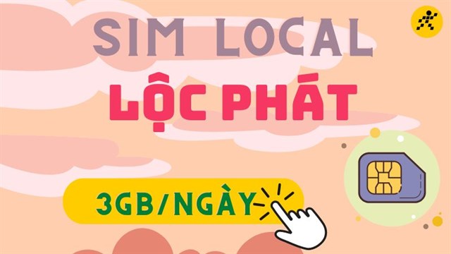 Đăng ký sim LOCAL LỘC PHÁT, 3GB/ngày DATA siêu tốc