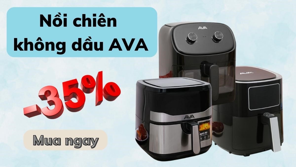 Nồi chiên không dầu AVA giảm giá