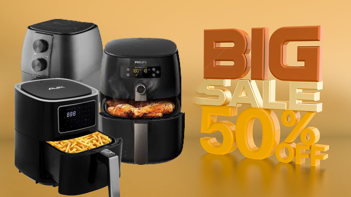 Nồi chiên không dầu giảm sâu 50%