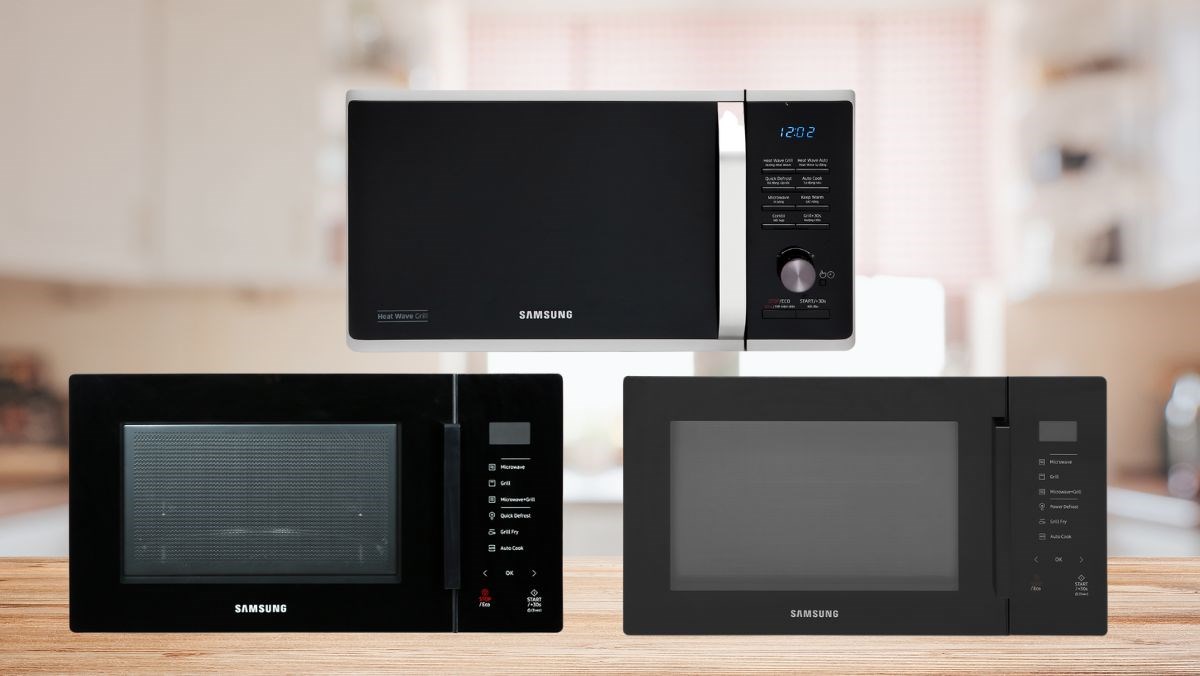 So sánh 3 mẫu lò vi sóng Samsung có nướng