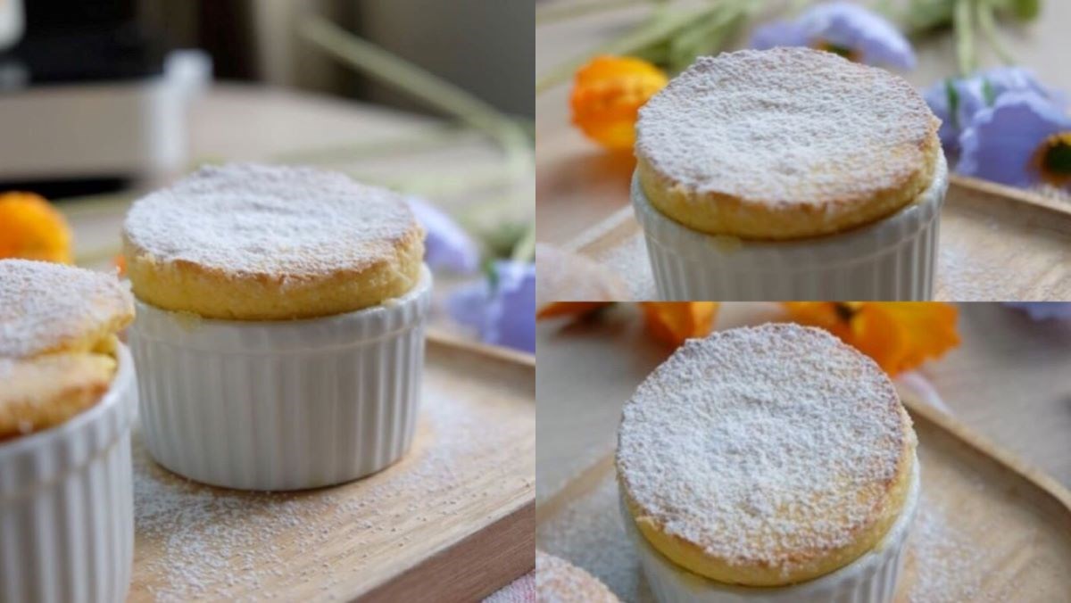 Bánh Soufflé vani trứng