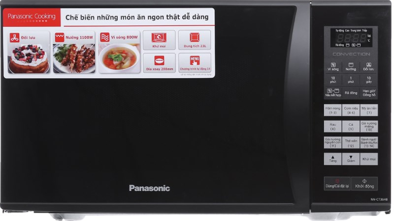 L&ograve; vi s&oacute;ng Panasonic 23 l&iacute;t NN-CT36HBYUE