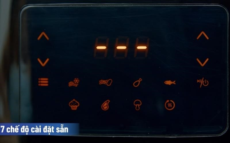 7 chế độ được c&agrave;i đặt sẵn gi&uacute;p bạn tiện lợi hơn cho việc nấu ăn