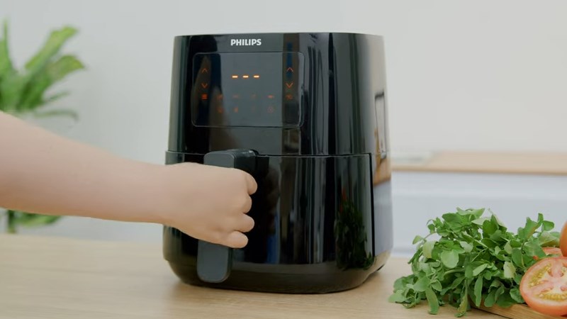 Tay cầm của nồi chi&ecirc;n kh&ocirc;ng dầu Philips HD9252/90 