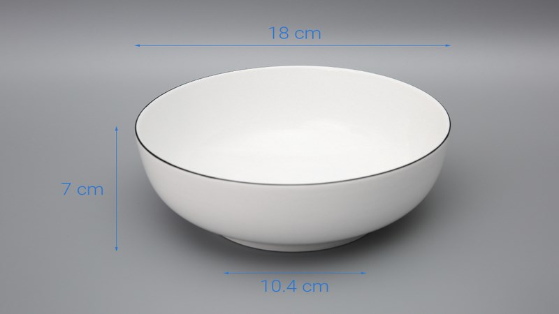 T&ocirc; canh sứ 18 cm Delites SJP-1701