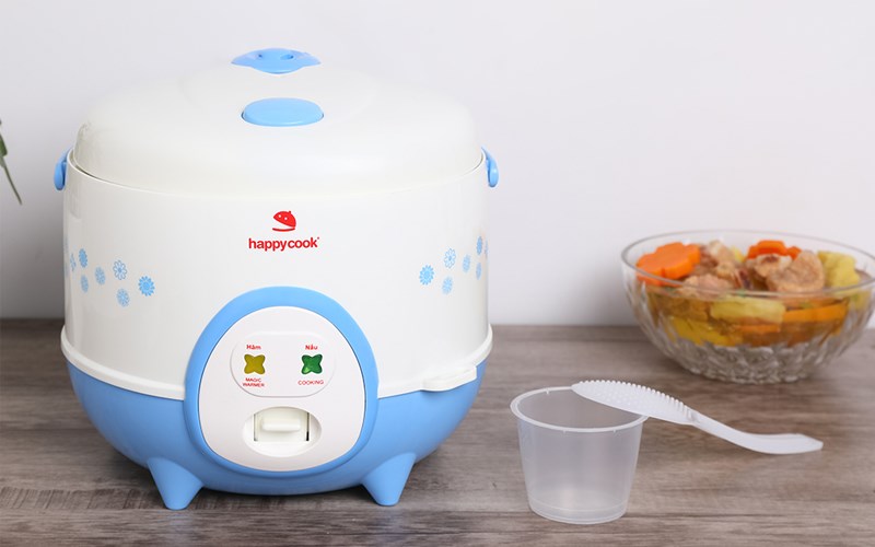 Nồi cơm điện Happycook 1.2 l&iacute;t HC-120 Xanh
