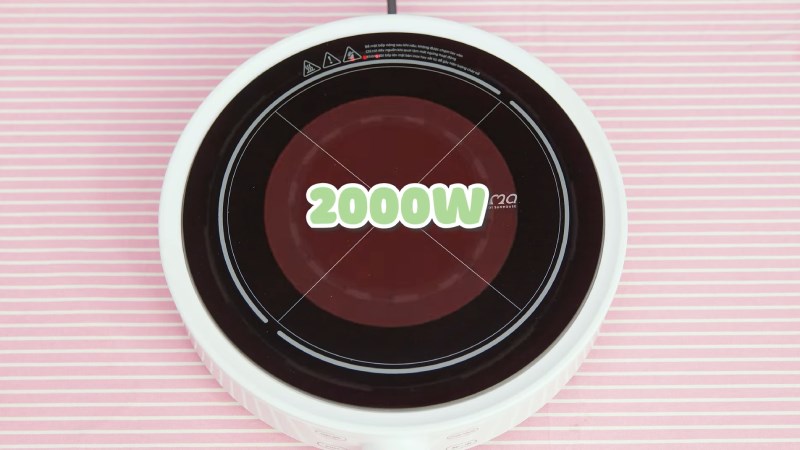 C&ocirc;ng suất của bếp điện từ Sunhouse Mama SHD6882