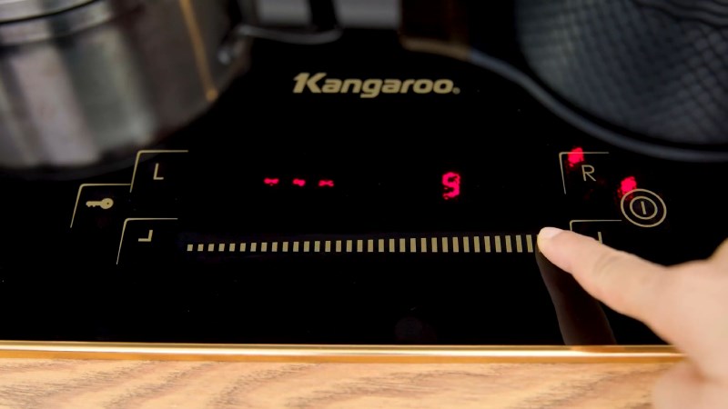 Điều chỉnh bếp từ Kangaroo KG438I đến mức nhiệt 9