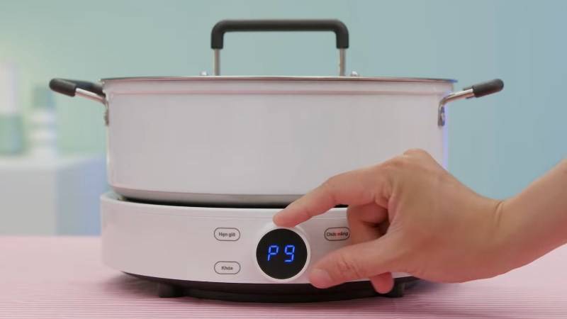 Điều chỉnh c&ocirc;ng suất của bếp điện từ Sunhouse Mama SHD6882