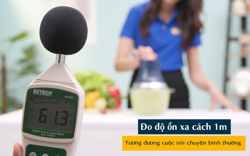 Độ ồn của máy xay thịt Delites LH101B