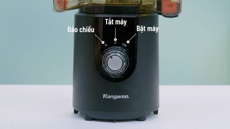 Bảng điều khiển n&uacute;t vặn 1 tốc độ của m&aacute;y &eacute;p chậm Kangaroo KG1B8